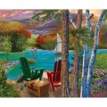 SunsOut Bigelow Illustrations - Lakeside View