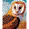 SunsOut Stained Glass Owl