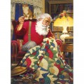 SunsOut Tom Newsom - Quilting Santa