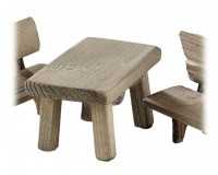 Tisch, Holzminiatur, für Krippen und Modellbau