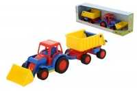 Traktor mit Schaufel und Anhänger - BASICS von wadertoys