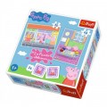 Trefl 2 Puzzles + Memo - Peppa Pig