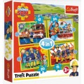 Trefl 4 in 1 - Helpful Fireman Sam