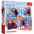 Trefl 4 Puzzles - La Reine des Neiges