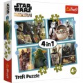 Trefl 4 Puzzles -  Star Wars Mandalorian