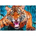 Trefl Crazy Shapes - Facing a tiger