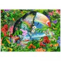 Trefl Spiral Puzzles - Tropical Animals