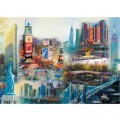 Trefl Wood Craft Holzpuzzle - New York - Collage