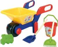Wadertoys Kinderschubkarre bunt gefüllt 5-teilig
