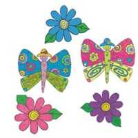 Wandaufkleber Wallies Motiv-Sticker (Cutotus) Butterfly Garden