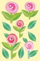 Wandaufkleber Wallies Sticker(Self Adhesive 2 Bögen) Blumen