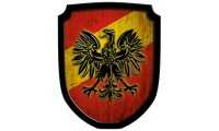 Wappenschild Adler, rot