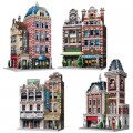 Wrebbit 3D 3D Puzzle - Urbania Collection - Caf, Cinema, Hotel, Feuerwehrhaus