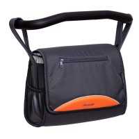 Zekiwa Wickeltasche für Kinderwagen, Butterfly grau/orange